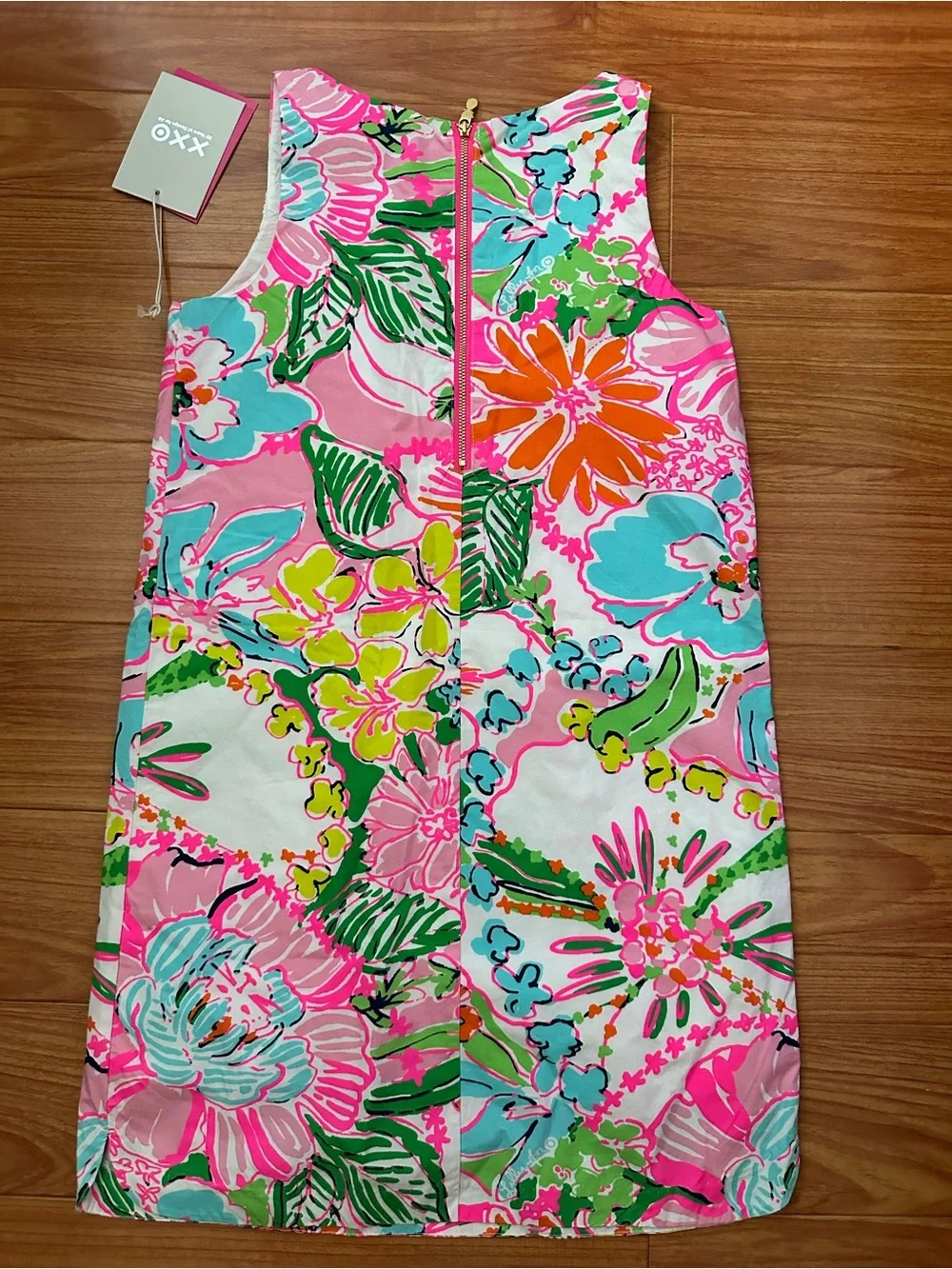 Lilly Pulitzer for Target (Kid’s) Pink, Green and Aqua Floral Shift Dress
